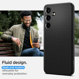 Spigen Samsung Galaxy S24 Plus Deksel Liquid Air Matte Black