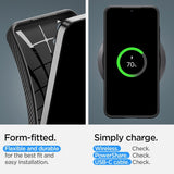 Spigen Samsung Galaxy S24 Plus Deksel Liquid Air Matte Black