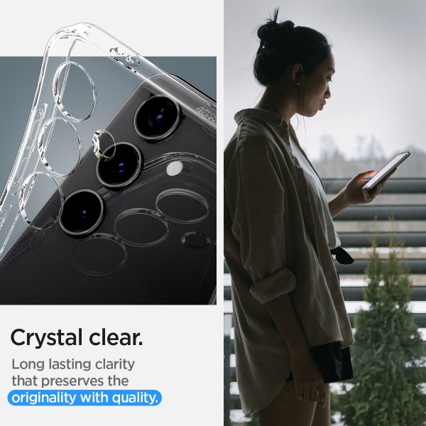 Spigen Samsung Galaxy S24 Plus Deksel Liquid Crystal Crystal Clear