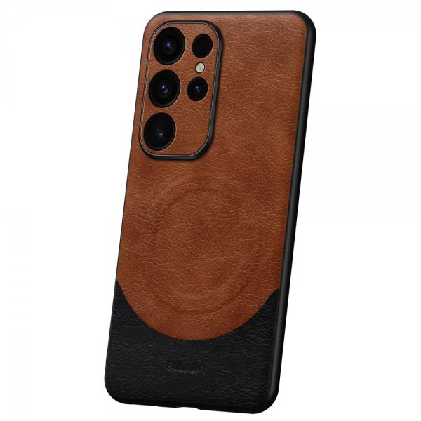 Sulada Samsung Galaxy S24 Plus Deksel Magnetic Series Brun