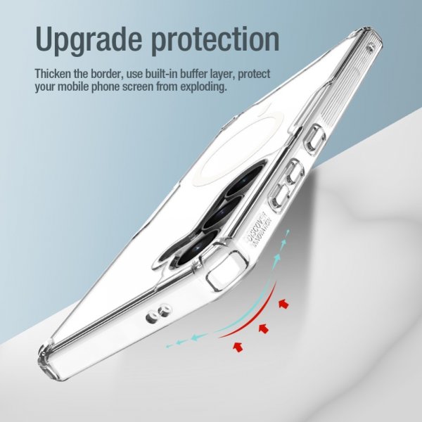 Nillkin Samsung Galaxy S24 Plus Deksel Nature Pro Series MagSafe Transparent