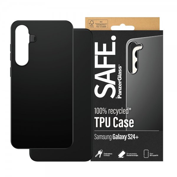 SAFE. by PanzerGlass Samsung Galaxy S24 Plus Deksel Soft TPU Case Svart