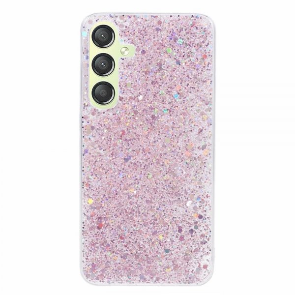 Nordic Covers Samsung Galaxy S24 Plus Deksel Sparkle Series Blossom Pink