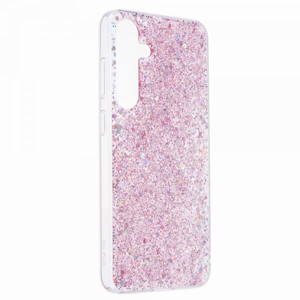 Nordic Covers Samsung Galaxy S24 Plus Deksel Sparkle Series Blossom Pink
