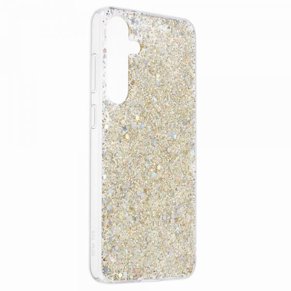 Nordic Covers Samsung Galaxy S24 Plus Deksel Sparkle Series Citrine Gold