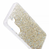 Nordic Covers Samsung Galaxy S24 Plus Deksel Sparkle Series Citrine Gold