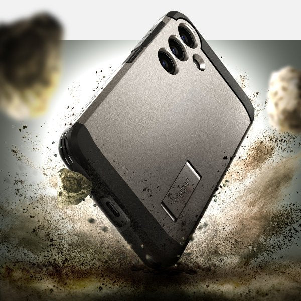 Spigen Samsung Galaxy S24 Plus Deksel Tough Armor Gunmetal