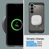Spigen Samsung Galaxy S24 Plus Deksel Tough Armor Gunmetal