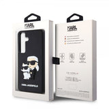 Karl Lagerfeld Samsung Galaxy S24 3D Rubber Karl & Choupette Svart