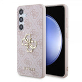 Guess Samsung Galaxy S24 4G Metal Logo Rosa