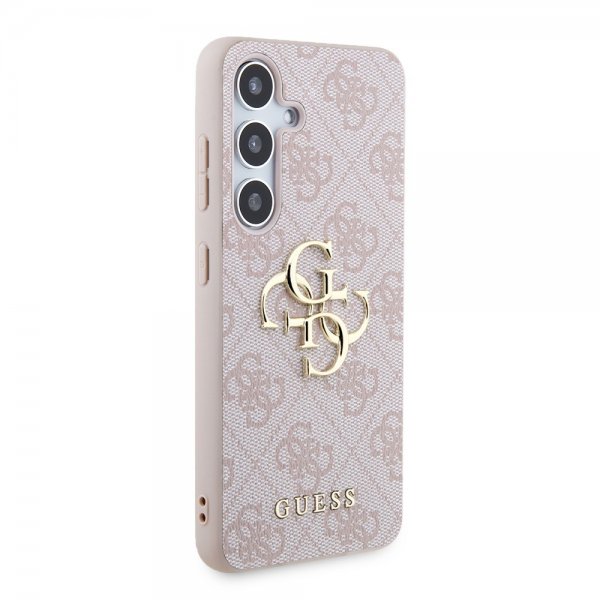 Guess Samsung Galaxy S24 4G Metal Logo Rosa