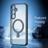 Dux Ducis Samsung Galaxy S24 Deksel Aimo Series MagSafe Kickstand Svart