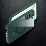 Samsung Galaxy S24 Deksel Farget Kant MagSafe Grønn