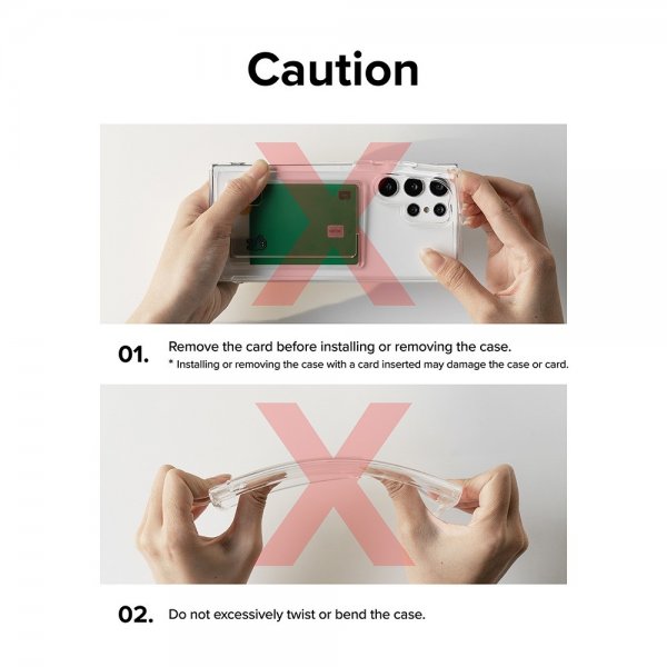 Ringke Samsung Galaxy S24 Fusion Card Clear