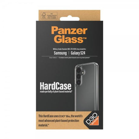 PanzerGlass Samsung Galaxy S24 Deksel HardCase D3O Transparent