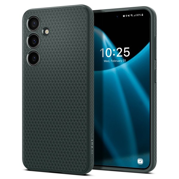 Spigen Samsung Galaxy S24 Deksel Liquid Air Abyss Green