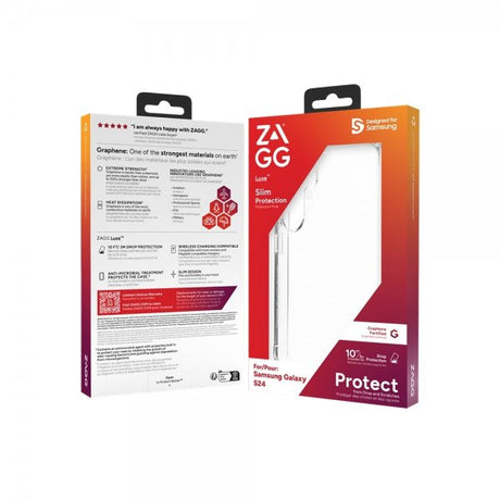 Zagg Samsung Galaxy S24 Deksel Luxe Transparent