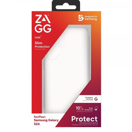 Zagg Samsung Galaxy S24 Deksel Luxe Transparent