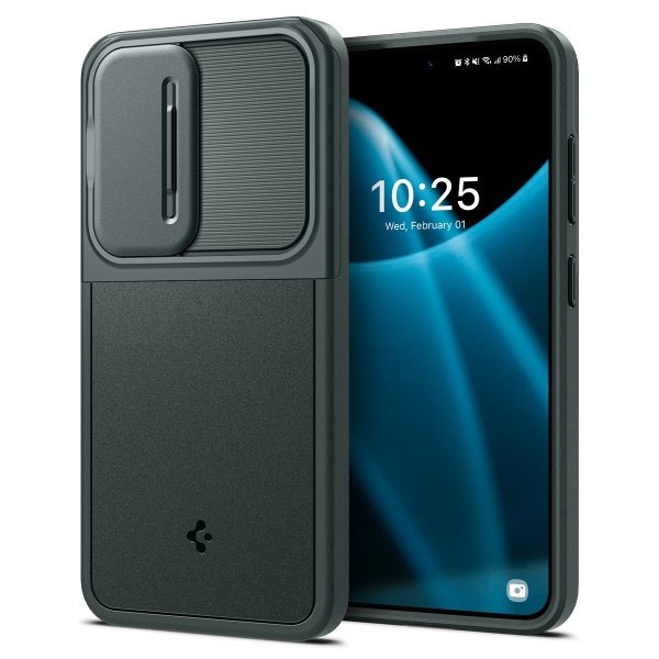 Spigen Samsung Galaxy S24 Deksel Optik Armor Abyss Green