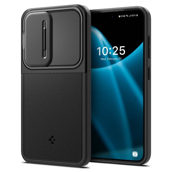 Spigen Samsung Galaxy S24 Deksel Optik Armor Svart