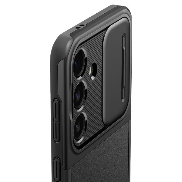 Spigen Samsung Galaxy S24 Deksel Optik Armor Svart