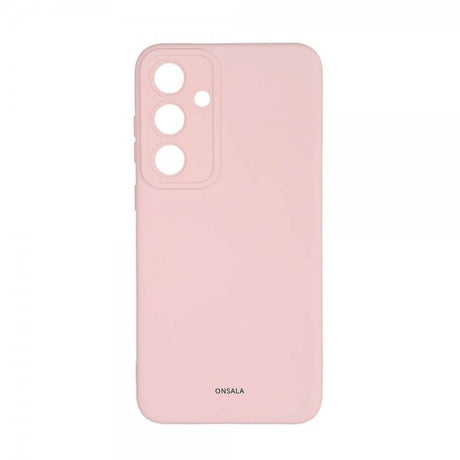 Onsala Samsung Galaxy S24 Deksel Silikon Chalk Pink