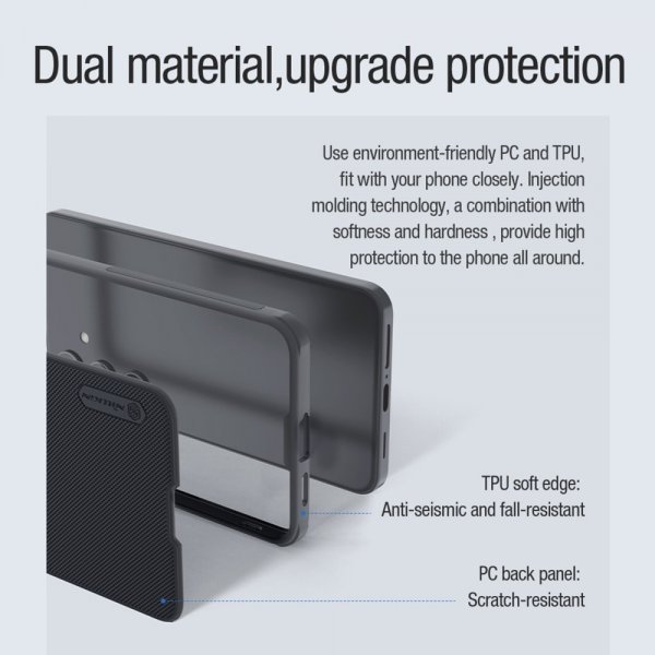 Nillkin Samsung Galaxy S24 Deksel Super Frosted Shield Pro MagSafe Svart