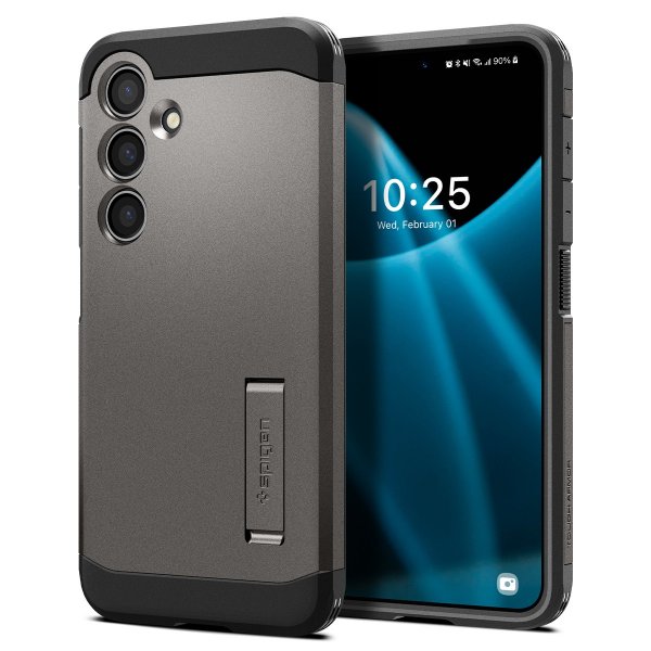Spigen Samsung Galaxy S24 Deksel Tough Armor Gunmetal