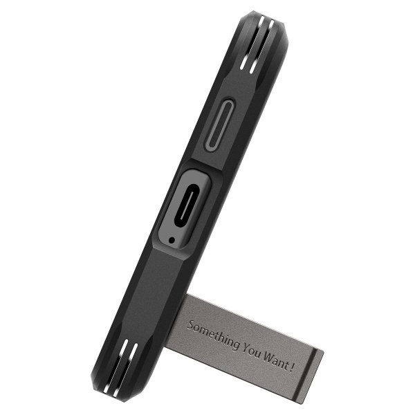 Spigen Samsung Galaxy S24 Deksel Tough Armor Gunmetal