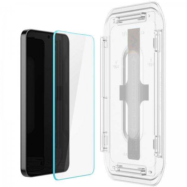 Spigen Samsung Galaxy S24/Galaxy S25 Skjermbeskytter GLAS.tR EZ Fit 2-pakning
