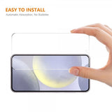ENKAY Samsung Galaxy S24 Skjermbeskytter Monteringsramme Easy Install