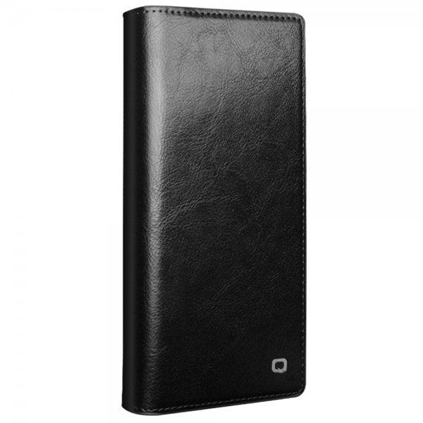 Qialino Samsung Galaxy S24 Ultra Etui Ekte Skinn Svart