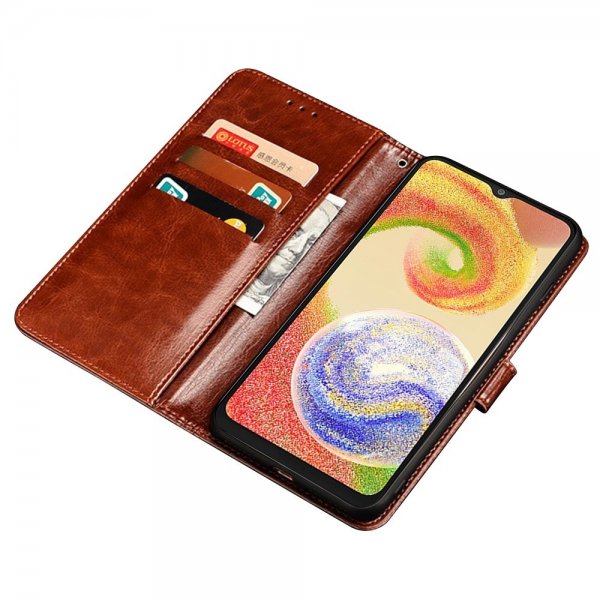 Samsung Galaxy S24 Ultra Etui Skinntekstur Rød