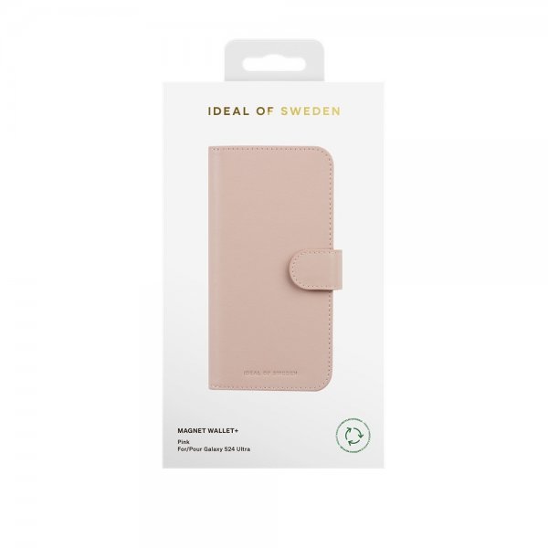 Ideal of Sweden Samsung Galaxy S24 Ultra Etui Magnet Wallet+ Rosa