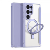 Dux Ducis Samsung Galaxy S24 Ultra Etui Skin X Pro Series Kickstand MagSafe Lilla