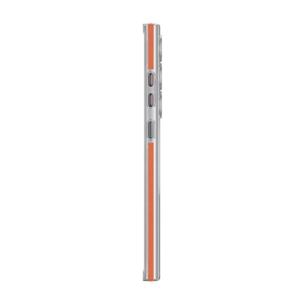 Rvelon Samsung Galaxy S24 Ultra Deksel Korrugerte MagSafe Oransje