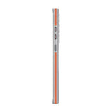 Rvelon Samsung Galaxy S24 Ultra Deksel Korrugerte MagSafe Oransje