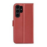 Samsung Galaxy S24 Ultra Etui med Stativ Brun