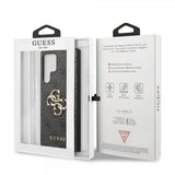 Guess Samsung Galaxy S24 Ultra 4G Metal Logo Svart