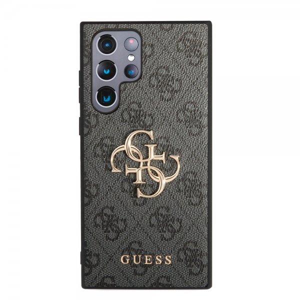 Guess Samsung Galaxy S24 Ultra 4G Metal Logo Svart