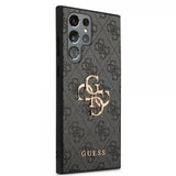 Guess Samsung Galaxy S24 Ultra 4G Metal Logo Svart
