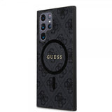 Guess Samsung Galaxy S24 Ultra 4G Pattern MagSafe Svart