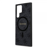 Guess Samsung Galaxy S24 Ultra 4G Pattern MagSafe Svart
