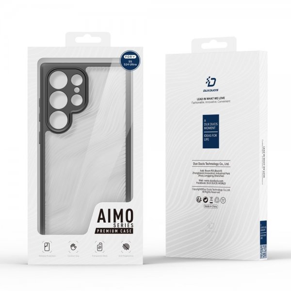 Dux Ducis Samsung Galaxy S24 Ultra Deksel Aimo Series Svart