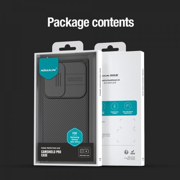 Nillkin Samsung Galaxy S24 Ultra Deksel CamShield Pro MagSafe Svart