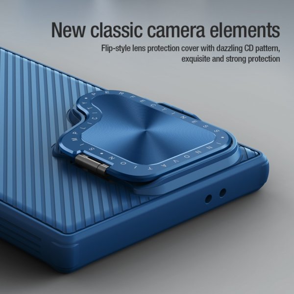 Nillkin Samsung Galaxy S24 Ultra Deksel CamShield Prop Blå