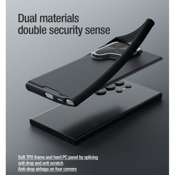 Nillkin Samsung Galaxy S24 Ultra Deksel CamShield Prop Blå