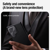 Nillkin Samsung Galaxy S24 Ultra Deksel CamShield Prop Leather MagSafe Svart