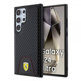 Ferrari Samsung Galaxy S24 Ultra Carbon & Stripe Svart