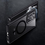 Samsung Galaxy S24 Ultra Deksel Farget Kant MagSafe Svart